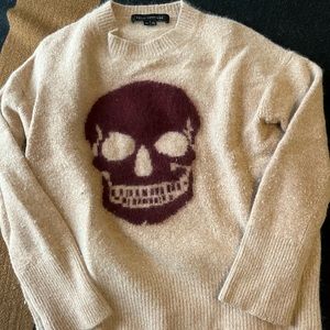 Skull Cashmere Sweater , XS.